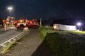 VU LKW umgestuerzt Feldkassel Industriestr Robert Boschstr P153